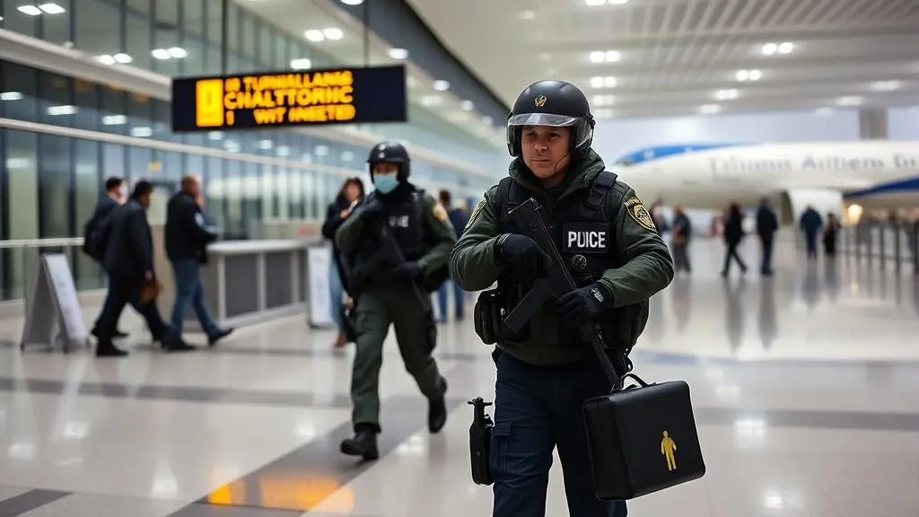 Trump threatens to deploy ICE at airports