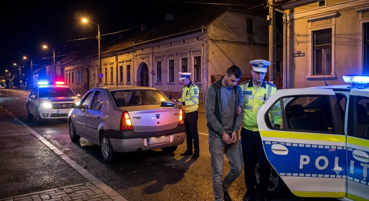 Șofer din Dej reținut pentru conducere sub influența alcoolului