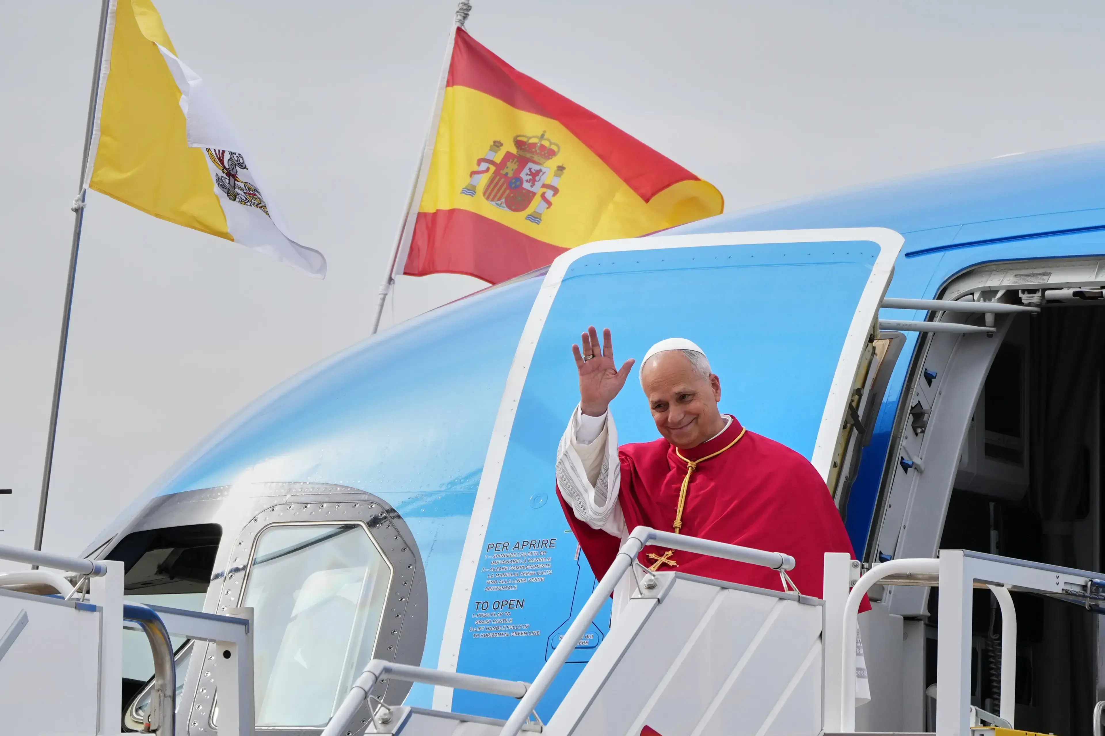 Papa Leo cheamă la unitate și pace în turneul din Spania