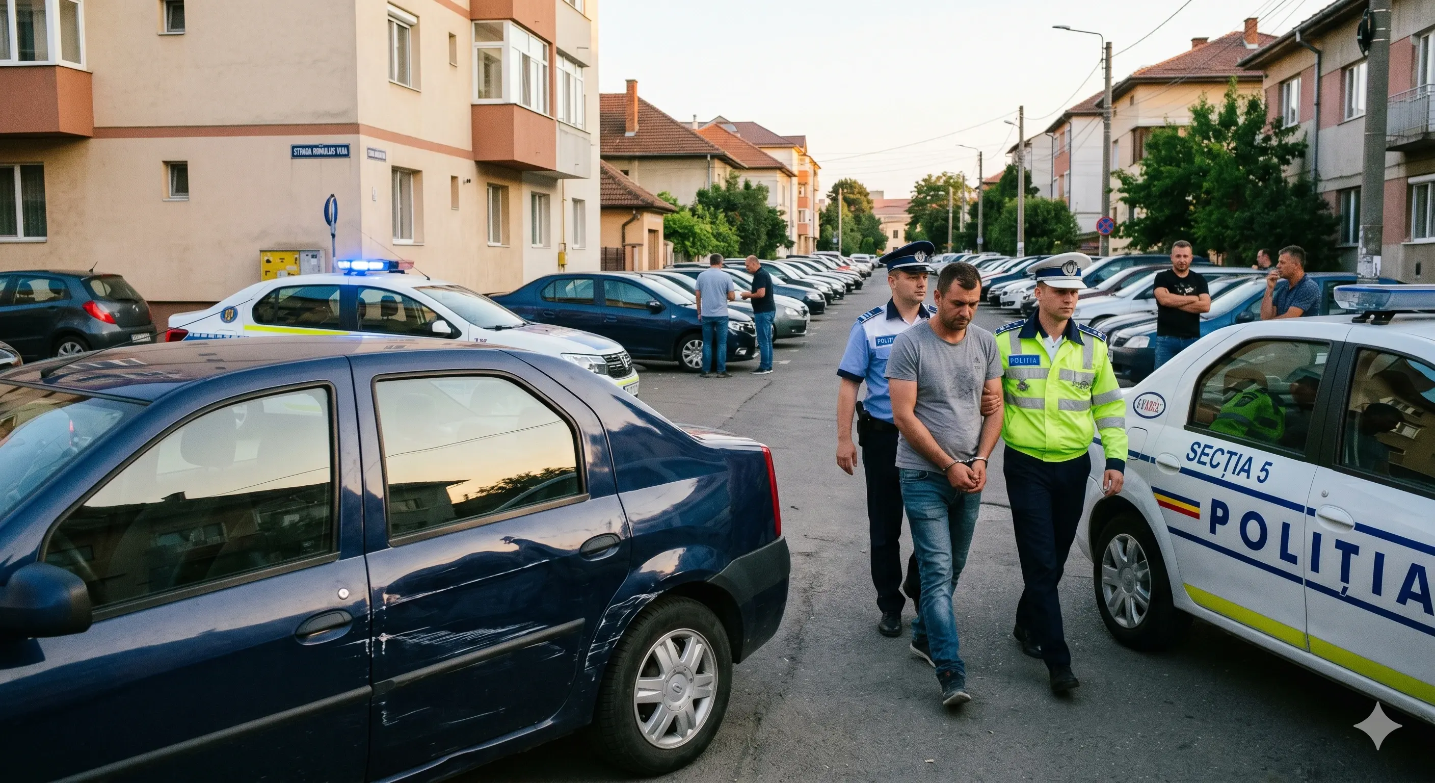 Bărbat din Cluj reținut pentru distrugerea a 21 de mașini
