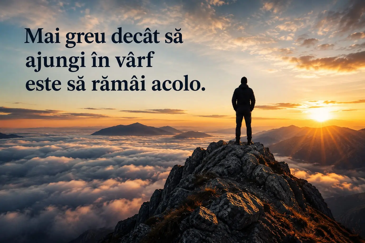 Mai greu decât să ajungi în vârf este să rămâi acolo
