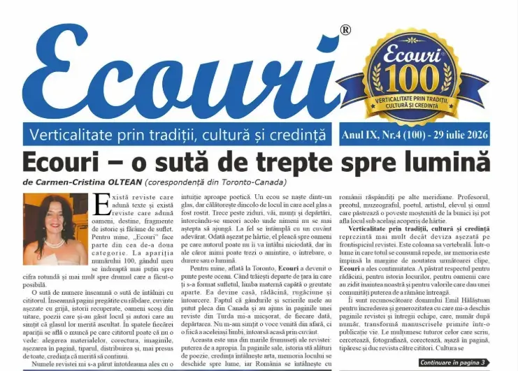 Revista Ecouri ajunge la 100 de ediții: cine mai scrie istoria culturală a Turzii